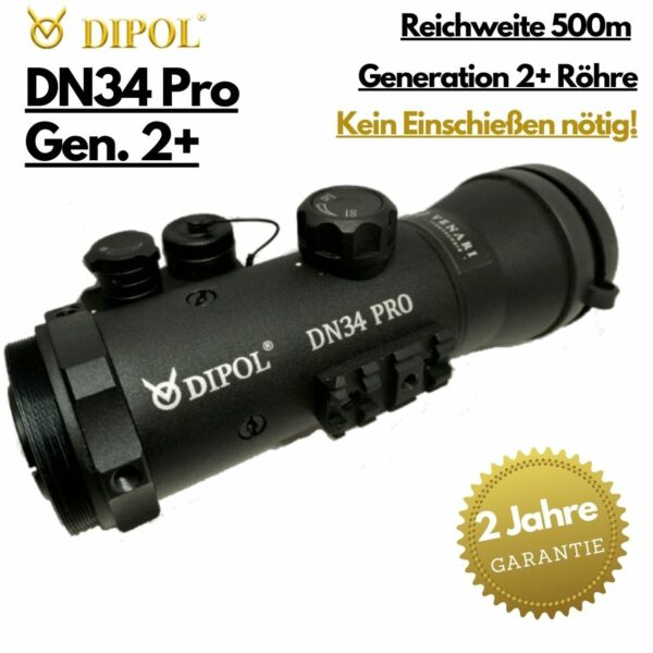 Dipol DN34 Gen.2+ Nachtsicht Vorsatzgerät