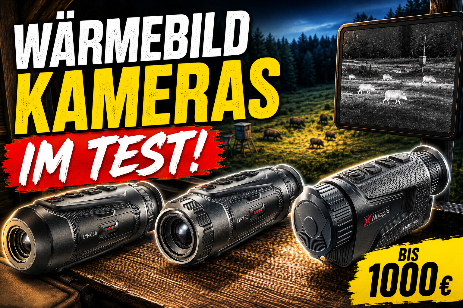 Wärmebildkameras bis 1000 EUR - Test & Übersicht - VENARI JAGD