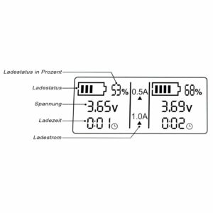 KeepPower L2 LCD-Ladegerät