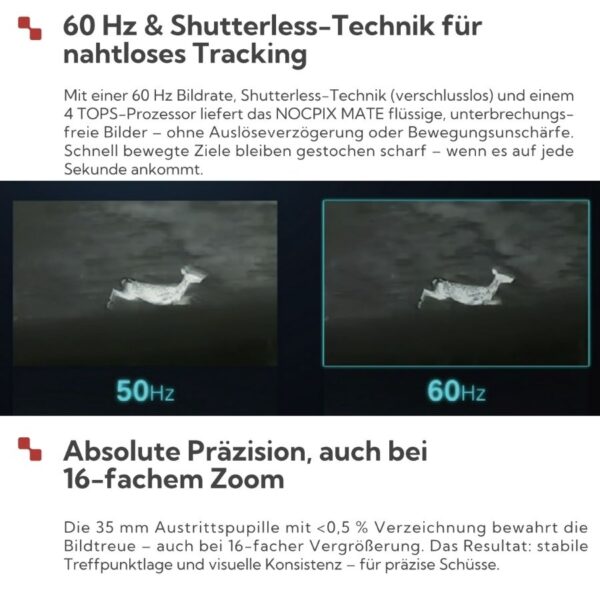 Nocpix Mate H38R VENARI JAGD - Eigenschaften 60Hz